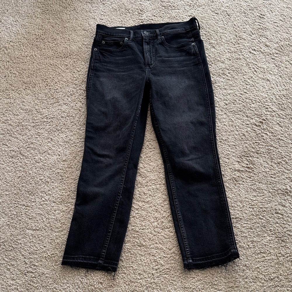 Women’s Petite GAP Vintage Slim Jeans Raw Hem 4P